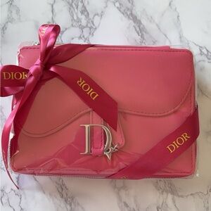 Dior saddle cosmetic case